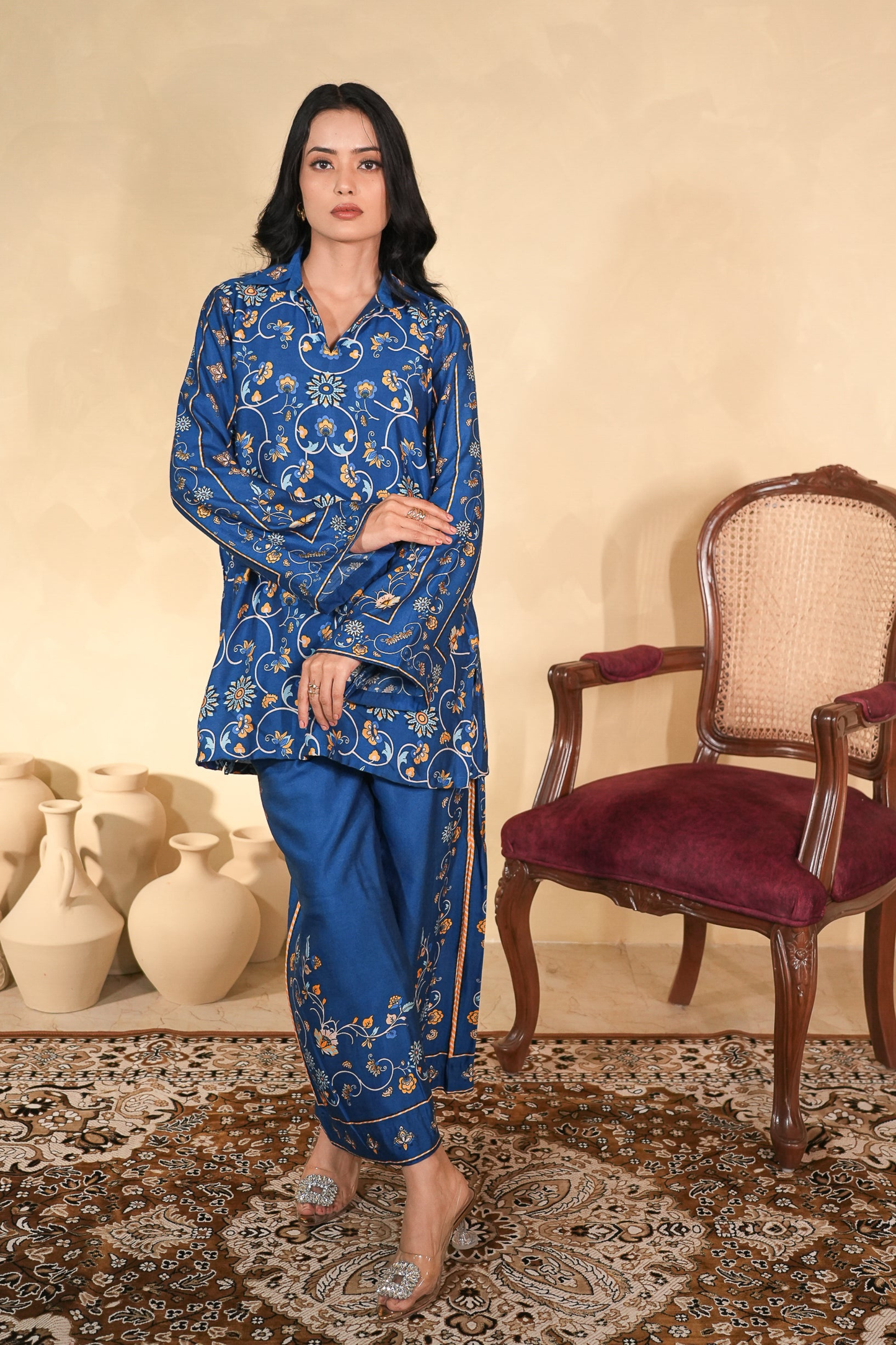 ROYAL AZURE CO-ORD SET