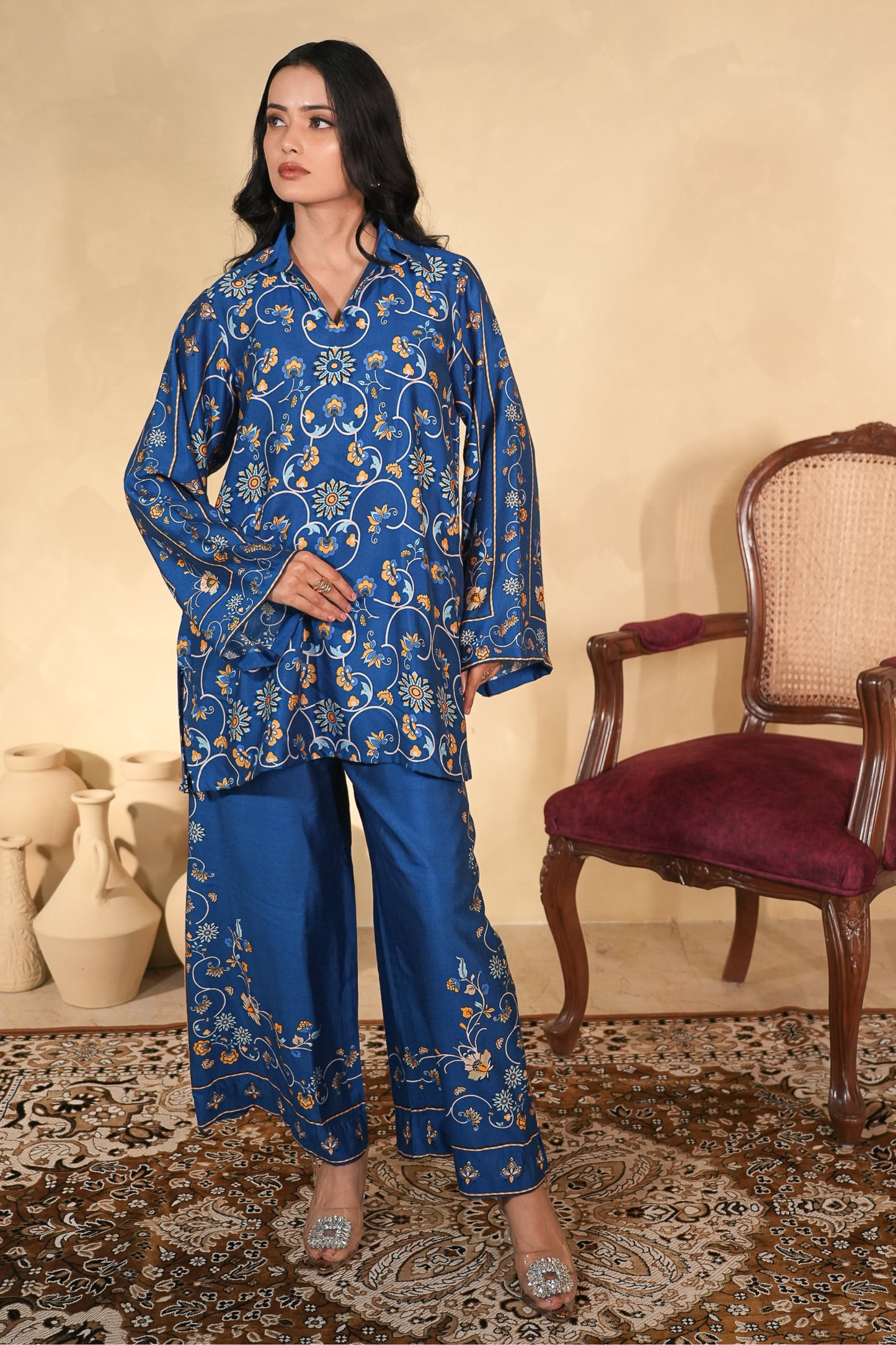 ROYAL AZURE CO-ORD SET