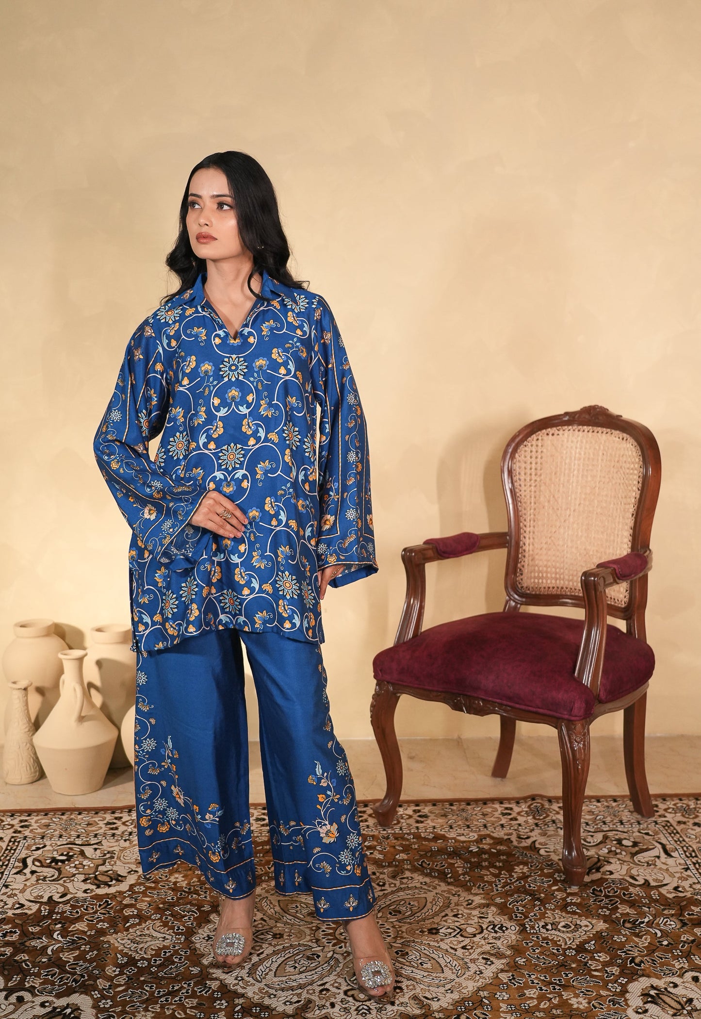 ROYAL AZURE CO-ORD SET